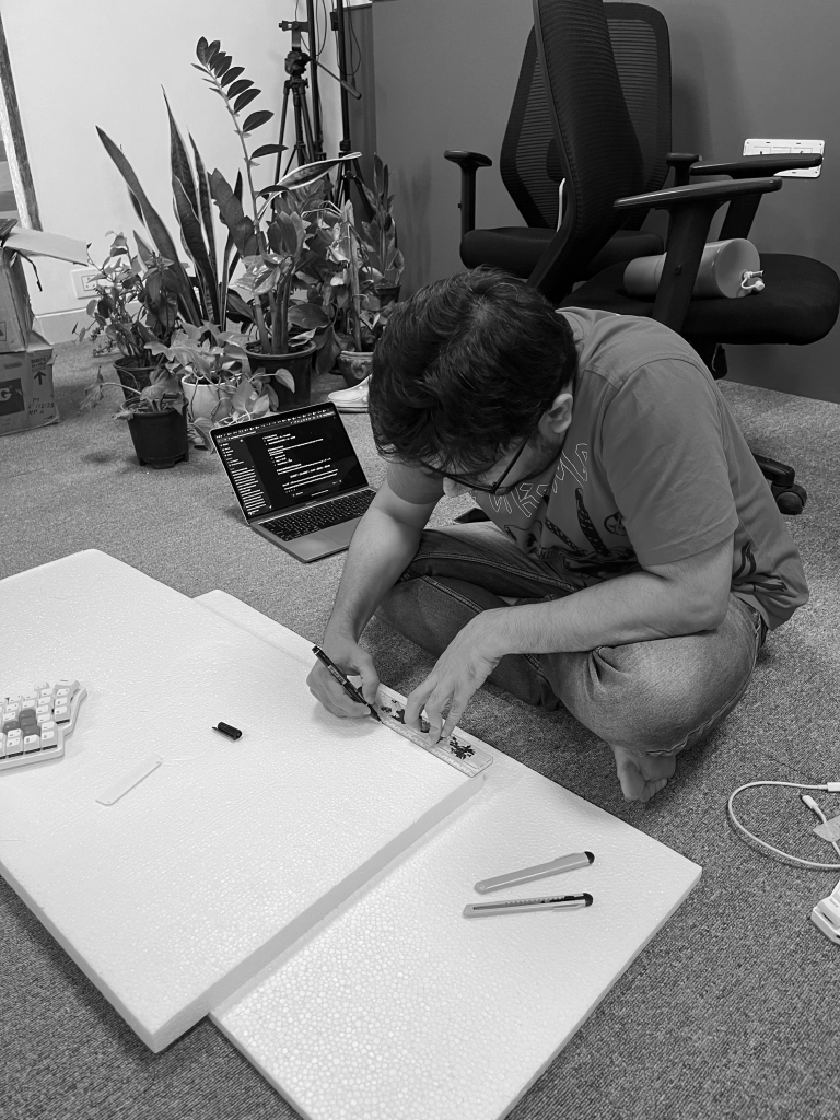 Custom Split Keyboard Assembly